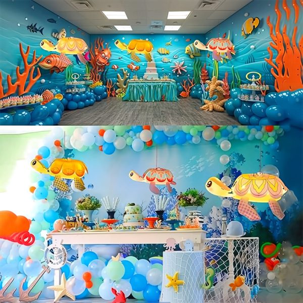 Chinese-New-Year-Glowing-Turtle-Paper-Lantern-(11'×13'),-DIY-Kids-Craft-Kit-for-Hanfu-Theme-Spring-Festival-Handheld-Decoration-usage-scene