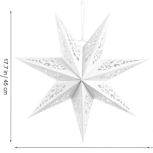 ML251201-Paper-Star-Lantern-with-Fairy-String-Lights-(90LED-18-inches),-Seven-pointed-Lampshades-for-Christmas-Wedding-Party-Decorations-with-Easy-Hang-Strings-size