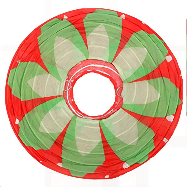 ML251203-4-Pack-Strawberry-Paper-Lanterns-(8-12-inches),-Hanging-Decor-for-Kids'-Birthday-Party-&-Indoor-Holiday-Room-Decor-top-view