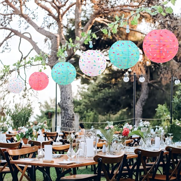 ML251211-Donut-Macaron-Candy-Paper-Lantern-(12-inches),-Hanging-Decor-for-Kids'-Back-to-School-Party-&-Indoor-Celebration-usage-scence1