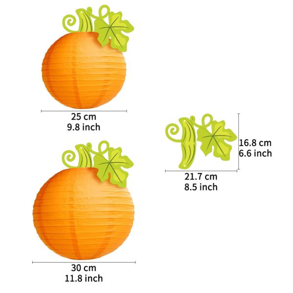 ML251220-Halloween-Pumpkin-Paper-Lantern-(6-8-10-12-inches),-Hanging-Decor-for-Thanksgiving-Party-&-Family-Indoor-Holiday-Setup-size2