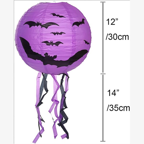 ML251222-Halloween-Glowing-Paper-Lantern-(8-10-12-inches),-Foldable-Decor-for-Bar-Haunted-House-&-Holiday-Party-Indoor-Setup-usage-scene3