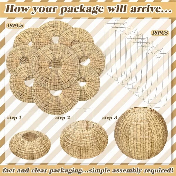 ML251223-9-Pack-Burlap-Like-Paper-Lantern-(8-10-12-inches),--Hanging-Decor-for-Kids'-Birthday-&-Wedding-Party-Indoor-Setup-install-way