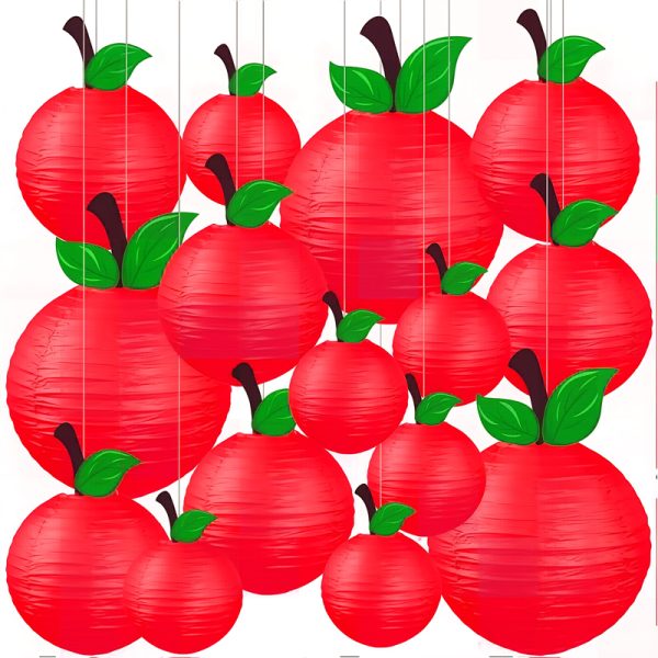 ML251225-9-Pack-Apple-Shaped-Paper-Lantern-(8-10-12-inches),--Hanging-Decor-for-Kids'-Birthday-Party-&-Back-to-School-Classroom-Setup-principal-view
