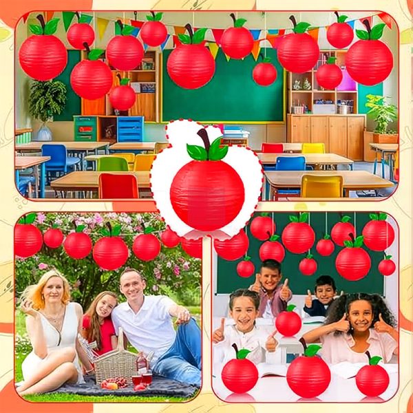 ML251225-9-Pack-Apple-Shaped-Paper-Lantern-(8-10-12-inches),--Hanging-Decor-for-Kids'-Birthday-Party-&-Back-to-School-Classroom-Setup-usage-scene