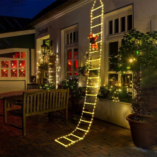 ML251229-1-Pack-LED-Christmas-Ladder-Lights-(5.25ft-8-Rung---9.84ft-12-Rung-Optional),-USB-Powered-with-Remote,-Santa-Pattern-Decor-for-Indoor-Outdoor,-Window,-Garden-&-Christmas-Party-Setup-warm-white-sku