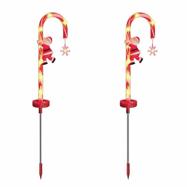 ML251233-2-Pack-Solar-Powered-Santa-Candy-Cane-Lights-(28-inches),-Waterproof-Outdoor-Decor-for-Christmas,-Garden-&-Yard-Holiday-Setup-sku