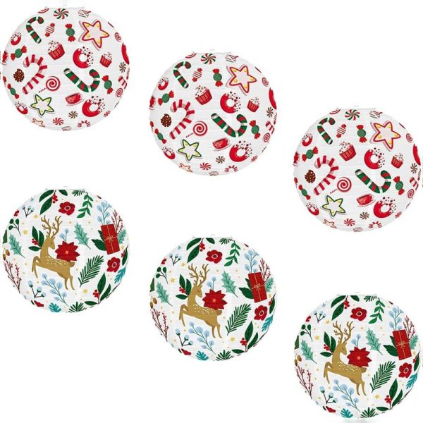 ML251234-6-Pack-Christmas-Paper-Ball-Lanterns-(12-inches),-Festive-Hanging-Decor-with-Santa-Reindeer-Patterns-for-Christmas-Tree,-Holiday-Party-&-Indoor-Setup-sku