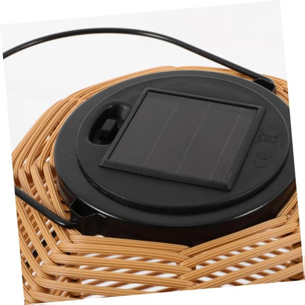 ML251235-1-Pack-Bohemian-Solar-Powered-Lantern-(20cm-7.87in),-IP44-Waterproof-LED-Outdoor-Decor-with-Handwoven-Design-for-Garden,-Patio,-Yard-&-Courtyard-top-view