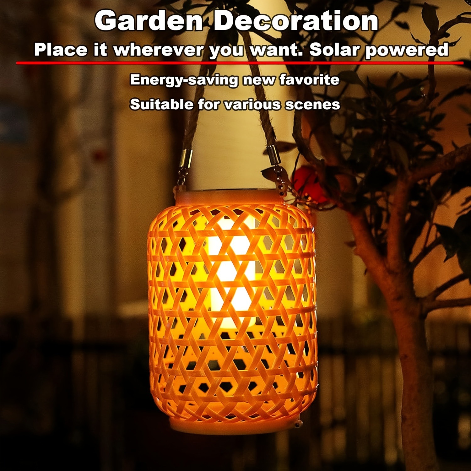 ML251236-1-Pack-Solar-Powered-Bamboo-Weave-Lantern-(8.9in-Tall),-IP44-Waterproof-Warm-Light-Decor-with-Hollow-Pattern,-Ideal-for-Garden,-Courtyard,-Balcony-&-Homestay-Hanging-Table-Setup-playing