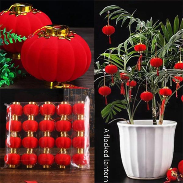 ML251251-20-Pack-Mini-Red-Chinese-Lucky-Lanterns-(6cm-Size),-Traditional-Lucky-Symbol-Decor,-Abundant-Quantity-for-Dragon-Boat-Festival-Home-Office-Restaurant-Decorations-usage-scene6