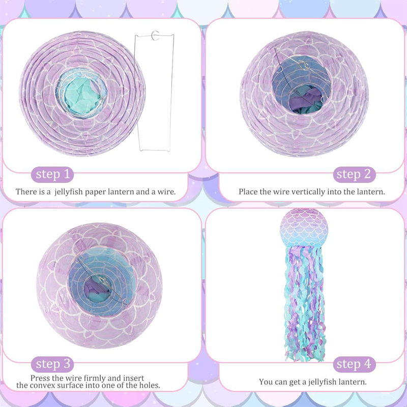 ML251252-5-Pack-Mermaid-Scales-Jellyfish-Paper-Lanterns-(10-Inch-Size),-Handmade-Themed-Decor,-Vibrant-Hanging-Decor-for-Under-The-Sea-Baby-Shower-Birthday-Party-Setup-usage-install-step