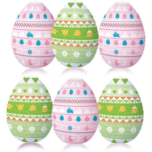 ML251256-6-Pack-Easter-Egg-Paper-L anterns-DIY-Kit-(12-Inch,-Cute-Themed-Design),-Festive-Hanging-Decor-for-Indoor-Outdoor-Easter-Party,-Classroom-&-Holiday-Event-Setup-sku