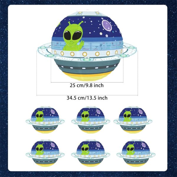 ML251258-6-Pack-Outer-Space-Planet-Paper-Lanterns-DIY-Kit-(13.5-Inch,-Alien-Theme-Design),-Festive-Hanging-Decor-for-Indoor-Outdoor-Kids-Birthday,-Classroom-&-Bedroom-Event-Setup-size