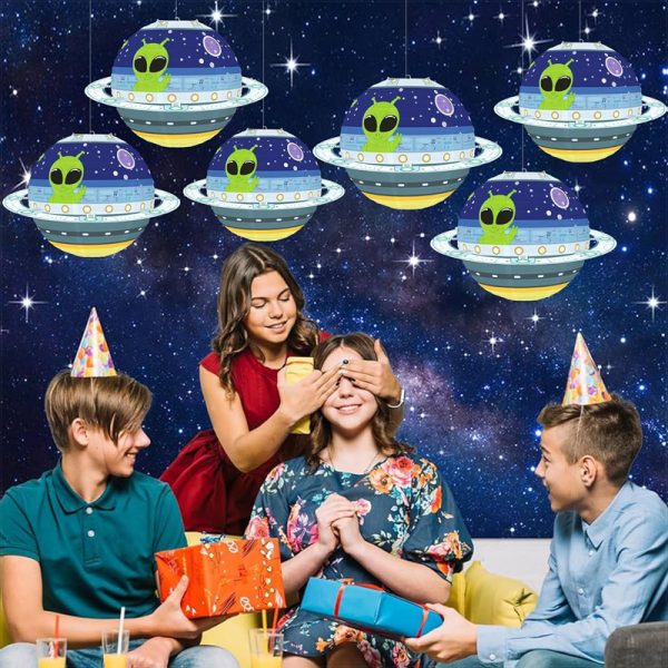 ML251258-6-Pack-Outer-Space-Planet-Paper-Lanterns-DIY-Kit-(13.5-Inch,-Alien-Theme-Design),-Festive-Hanging-Decor-for-Indoor-Outdoor-Kids-Birthday,-Classroom-&-Bedroom-Event-Setup-usage-scene