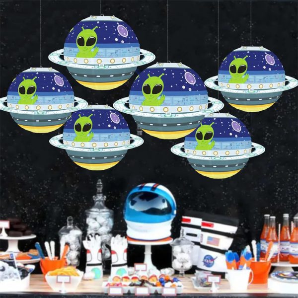 ML251258-6-Pack-Outer-Space-Planet-Paper-Lanterns-DIY-Kit-(13.5-Inch,-Alien-Theme-Design),-Festive-Hanging-Decor-for-Indoor-Outdoor-Kids-Birthday,-Classroom-&-Bedroom-Event-Setup-usage-scene1