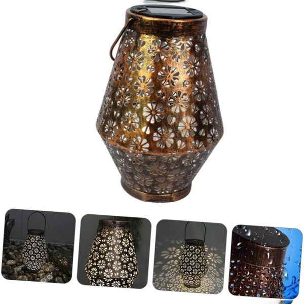 ML260104-2-Pack-Solar-Powered-Metal-Hanging-Lanterns,-Waterproof-Outdoor-Decorative-Lights-with-Projection-Pattern,-Glowing-Table-&-Hanging-Lamps-for-Patio,-Porch,-Backyard-&-Pathway-partial-view