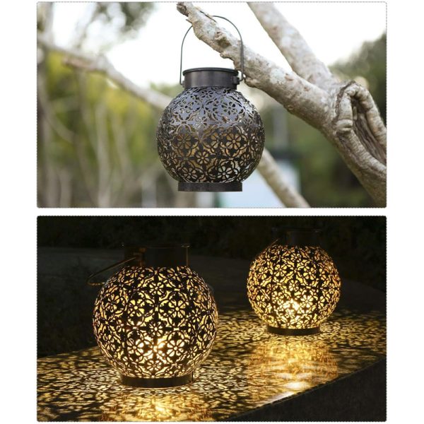ML260104-2-Pack-Solar-Powered-Metal-Hanging-Lanterns,-Waterproof-Outdoor-Decorative-Lights-with-Projection-Pattern,-Glowing-Table-&-Hanging-Lamps-for-Patio,-Porch,-Backyard-&-Pathway-usage-scence4